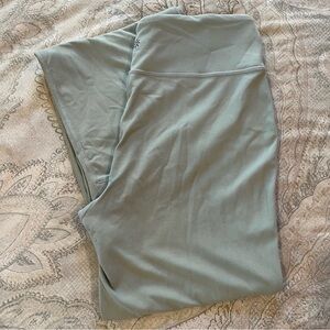 Athleta Girl High Rise Chit Chat Flare Pants in Light sage green